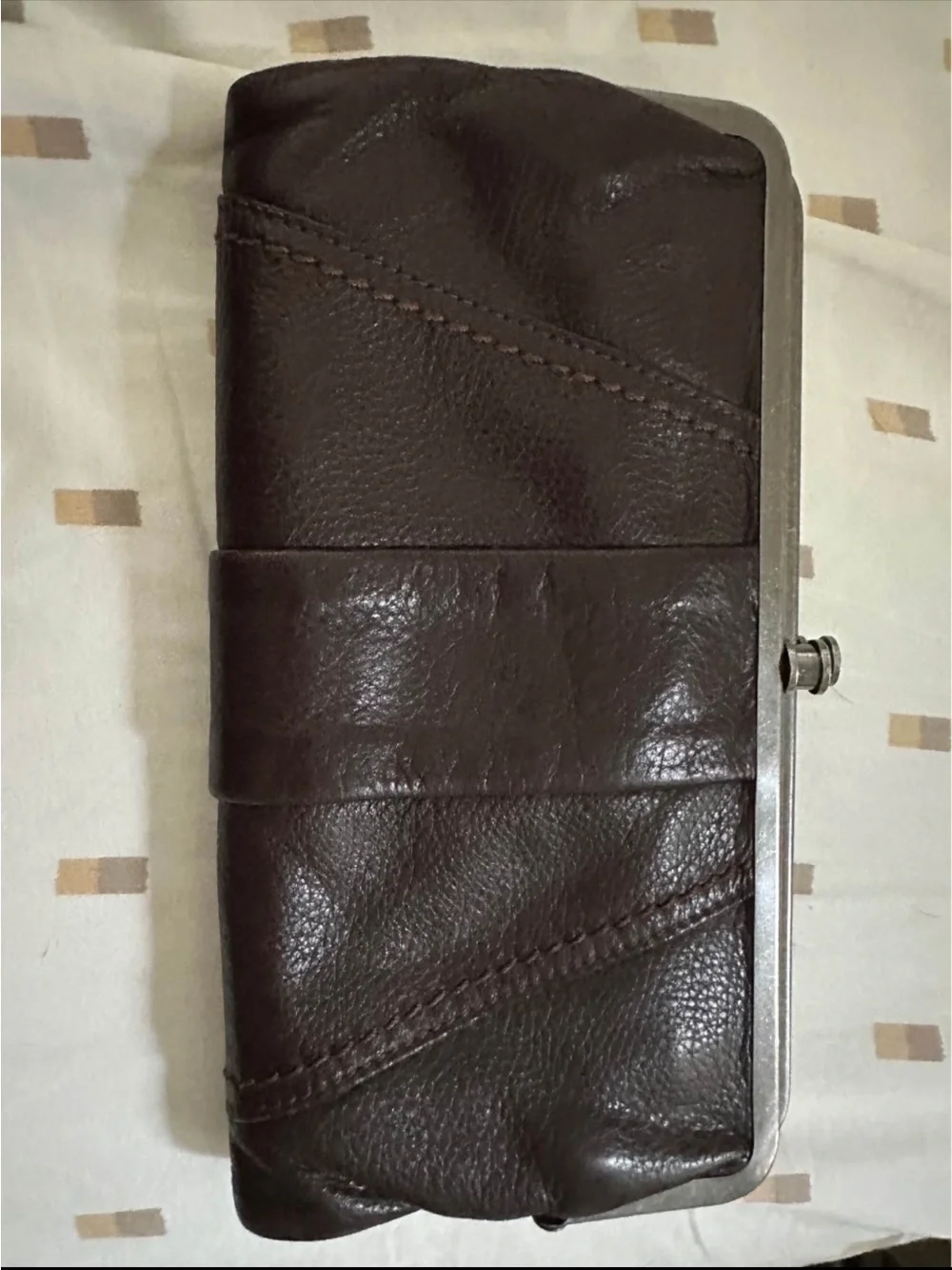 Genuine HOBO Brown Leather Women’s Clutch Wallet